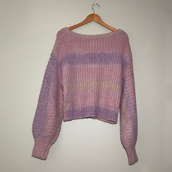 Urban Outfitters Cassia Space-Dye V-Neck Sweater - Picture 5 of 6